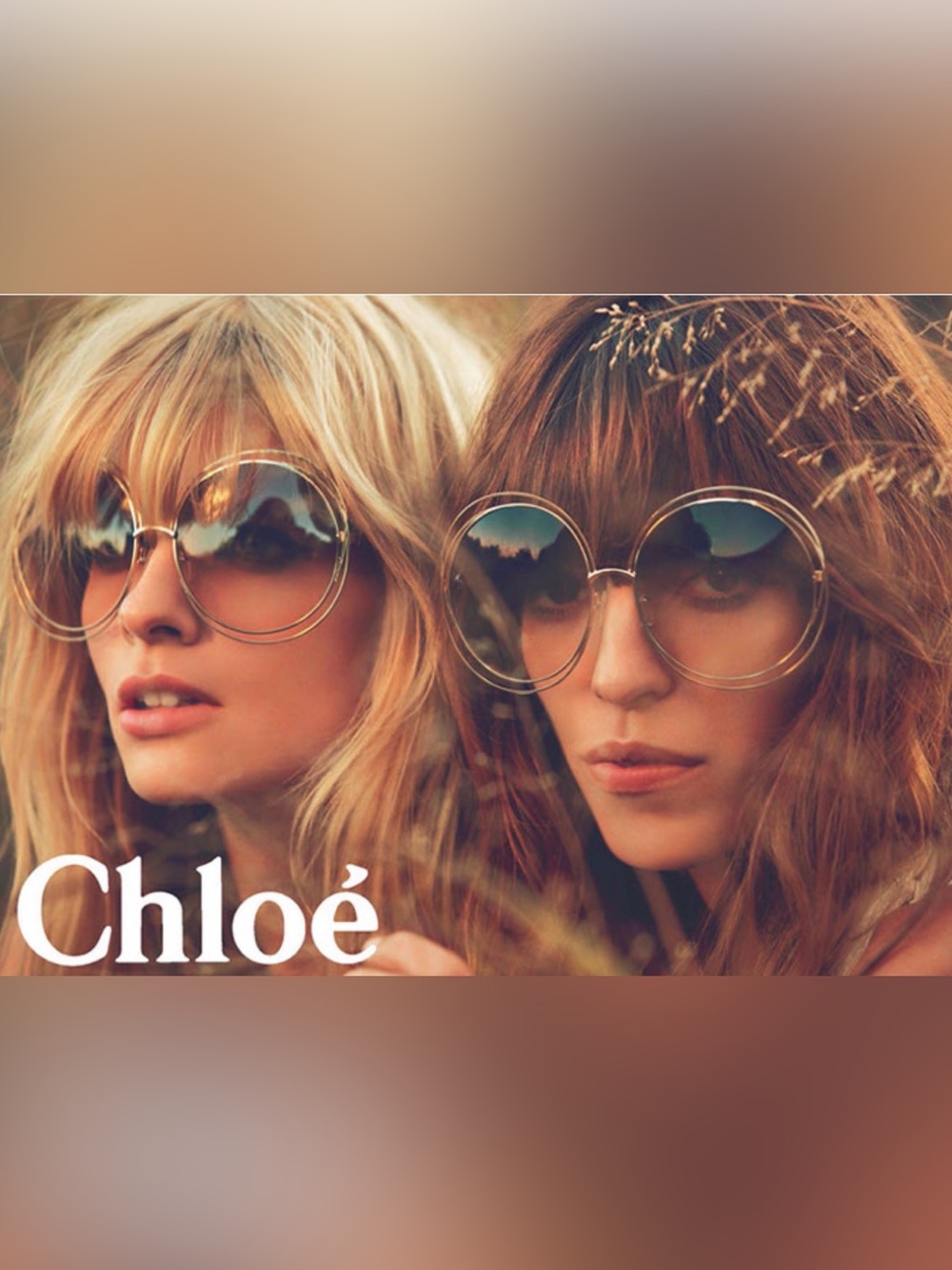 CHLOE CARLINA SUNGLASSES IN CASE